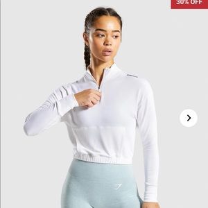 ISO!! Gymshark Pippa Training Pullover xs! White!